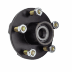 Hub Complete, Steel, 5-Lug, Painted