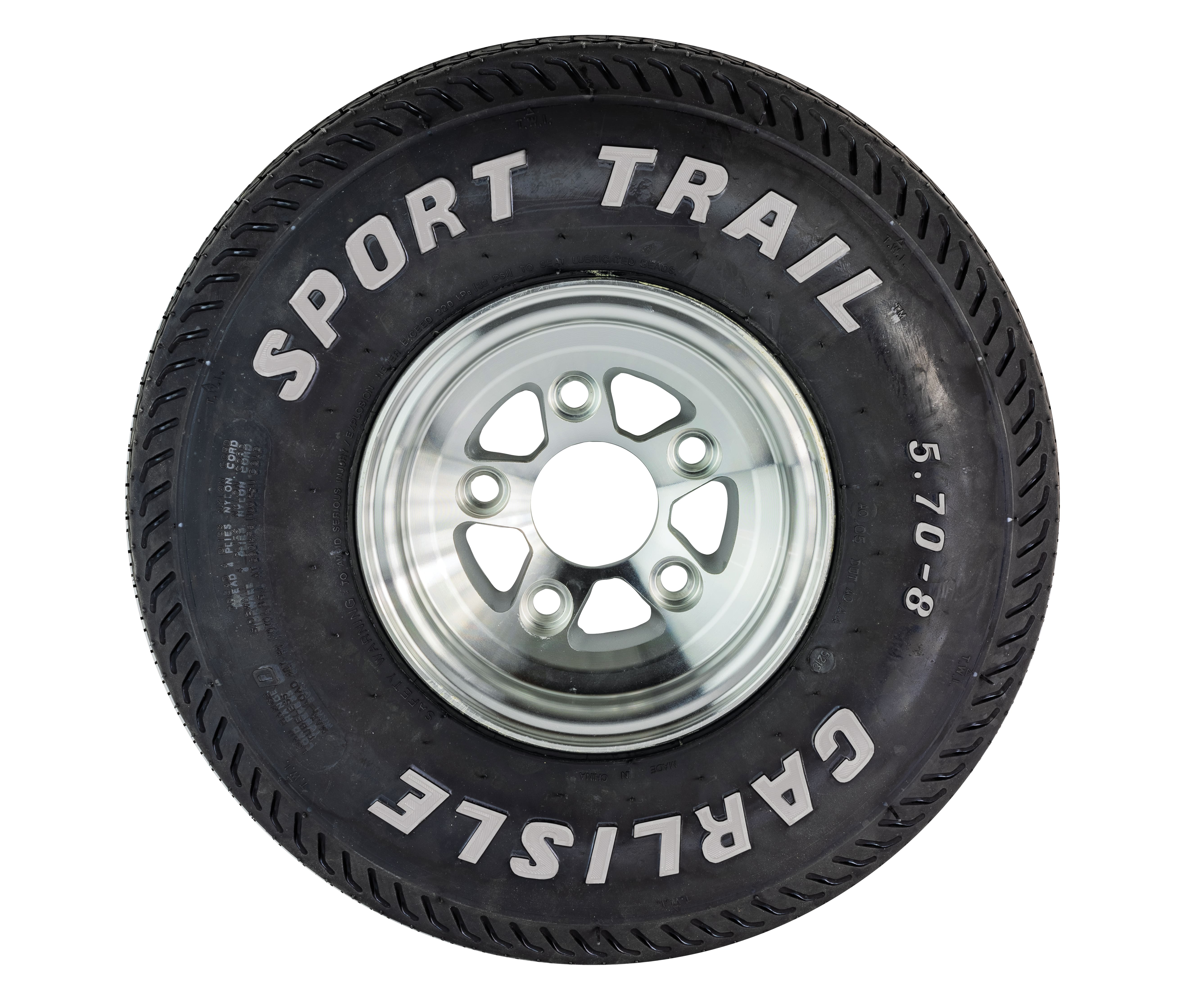 Collins Hi-Speed® 5.70 D Tire with Collins Hi-Capacity Aluminum Wheel