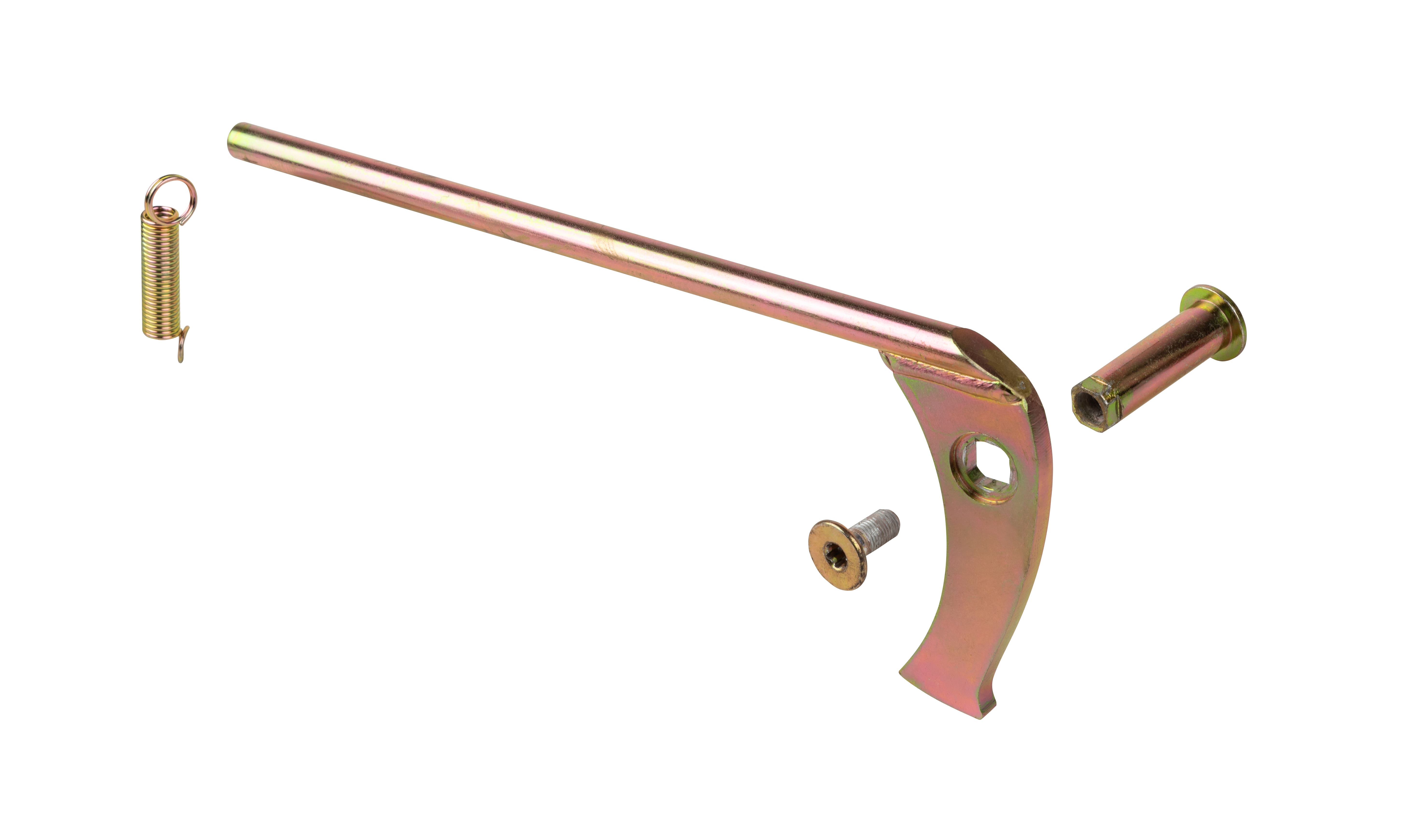 DF7-SAL Spindle Assembly/Left G7 Dollies Zinc Plated | Collins Dollies