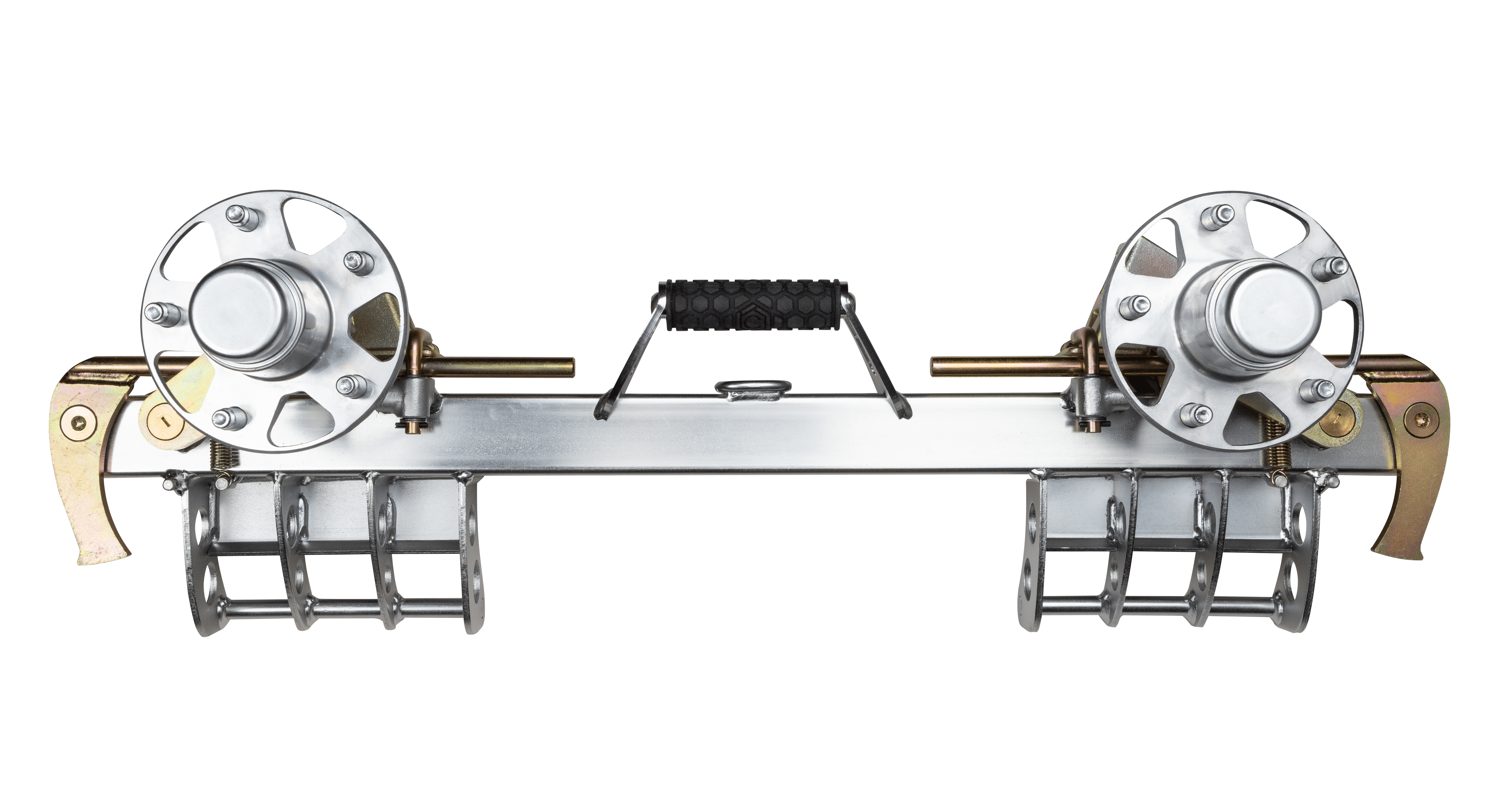 DF7-SAL Spindle Assembly/Left G7 Dollies Zinc Plated | Collins Dollies