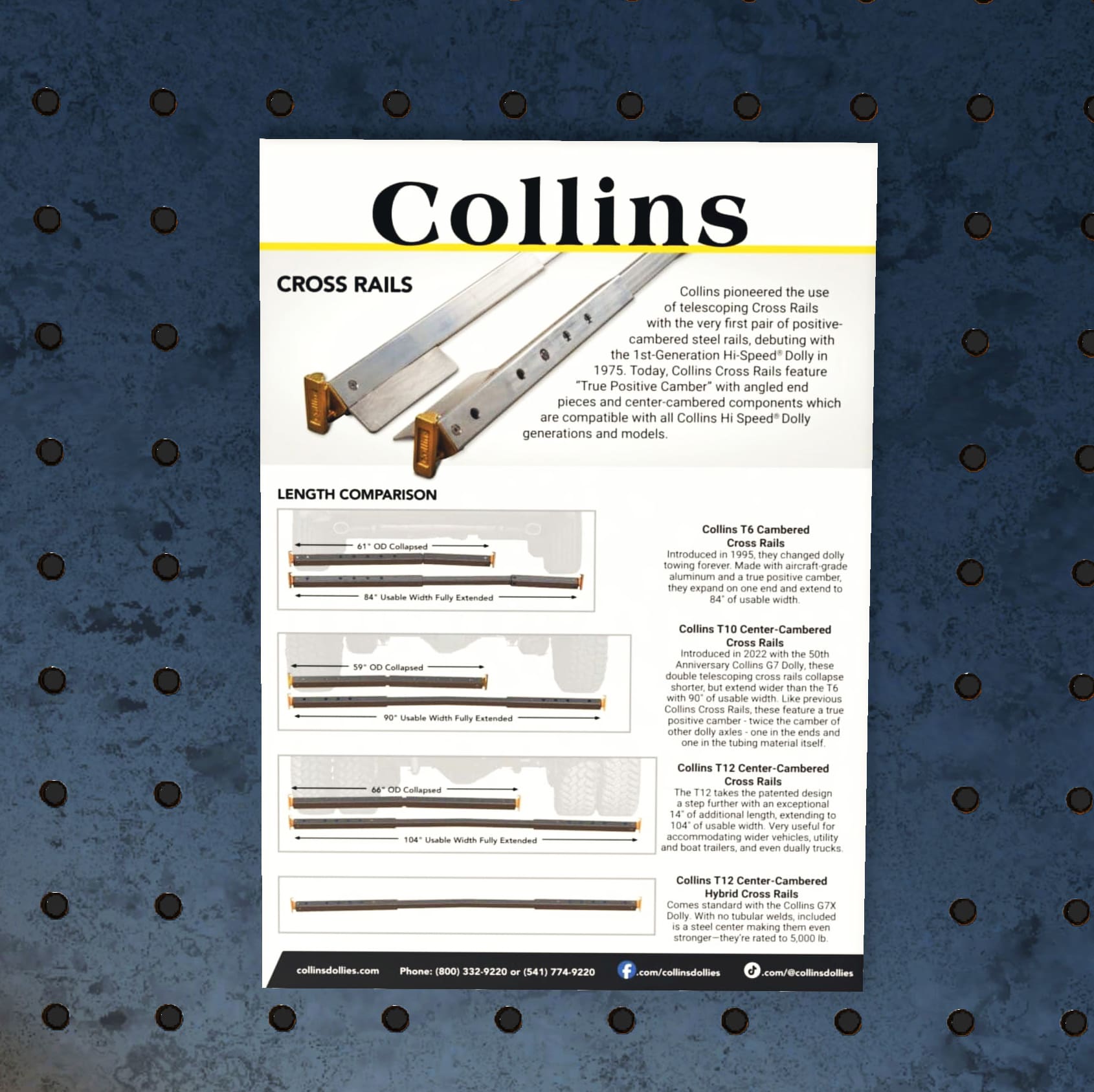 DSM-CROSS Cross Rails Poster 18″x24″ – Collins Dollies Official Site